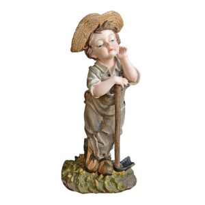 Design Toscano QL2734 9 Inch Farmer Frank Statue