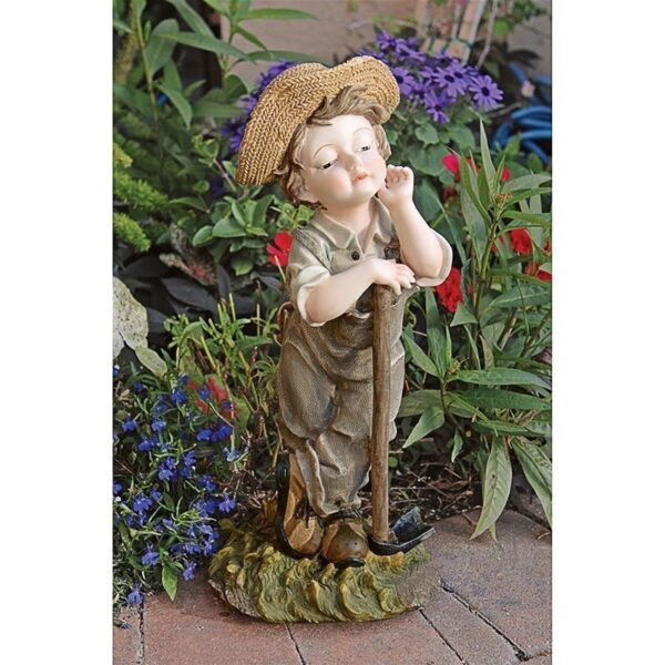 Design Toscano QL2734 9 Inch Farmer Frank Statue