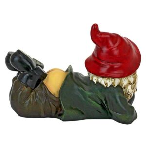 Design Toscano QL30562 9 1/2 Inch Sun Dont Shine Mooning Gnome Statue