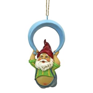 Design Toscano QL30697 4 Inch Paavo and His Parachute Gnome Statue