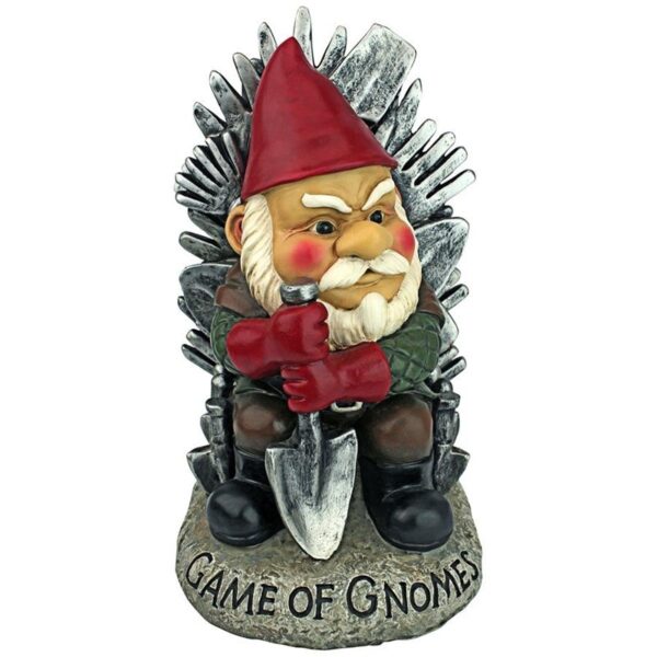 Design Toscano QL30818 6 Inch Game of Gnomes Statue