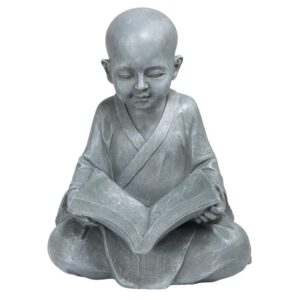 Design Toscano QL4195 9 Inch Baby Buddha Studying Statue