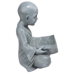 Design Toscano QL4195 9 Inch Baby Buddha Studying Statue