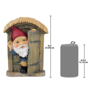 Design Toscano QL4281 6 Inch Door Gnome Tree Sculpture