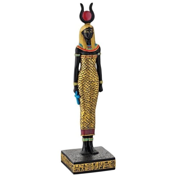 Design Toscano QL51222 2 1/2 Inch Hathor Egyptian Diety Statue