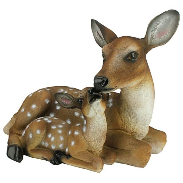 Design Toscano QL55949 19 Inch Mothers Love Doe and Fawn Statue