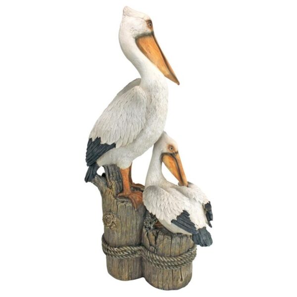 Design Toscano QL56458 9 Inch Oceans Perch Pelican Statue