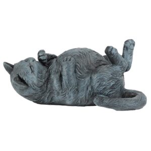 Design Toscano QL57117 5 1/2 Inch Playful Cat on Back Statue