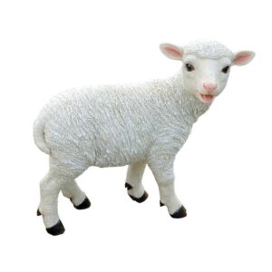 Design Toscano QL57573 15 Inch Standing Yorkshire Lamb