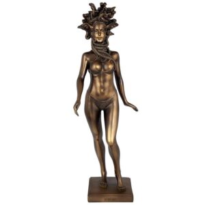 Design Toscano QL5761057 4 1/2 Inch Medusa Statue