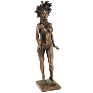 Design Toscano QL5761057 4 1/2 Inch Medusa Statue