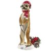 Design Toscano QL57961 6 Inch Merry Meerkat Holiday Greeter Statue