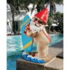 Design Toscano QL59236 6 Inch The Shredder Surfer Dude Gnome Statue