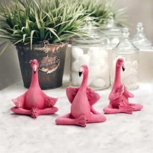 Design Toscano QL60051 4 1/2 Inch Flamingos, Set of 3