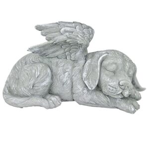 Design Toscano QL6079 10 Inch Dog Angel Memorial Statue