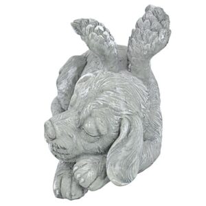 Design Toscano QL6079 10 Inch Dog Angel Memorial Statue