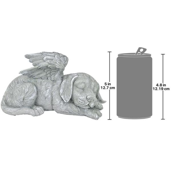 Design Toscano QL6079 10 Inch Dog Angel Memorial Statue