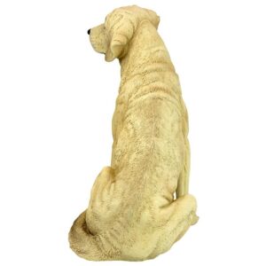 Design Toscano QL6176 9 Inch Golden Labrador Retriever Dog Statue