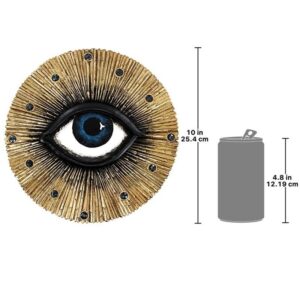 Design Toscano QL70075 10 Inch Large All Seeing Eye Wall Sculpture