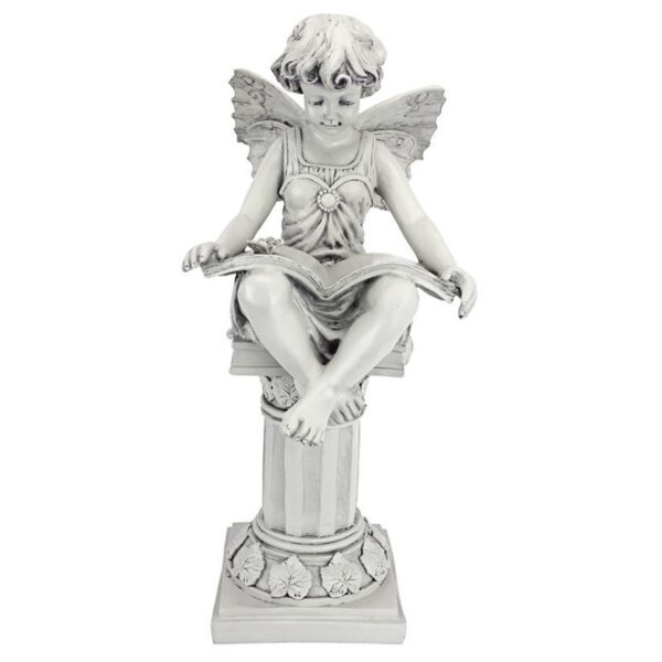 Design Toscano QL870801 9 Inch British Reading Fairy Statue