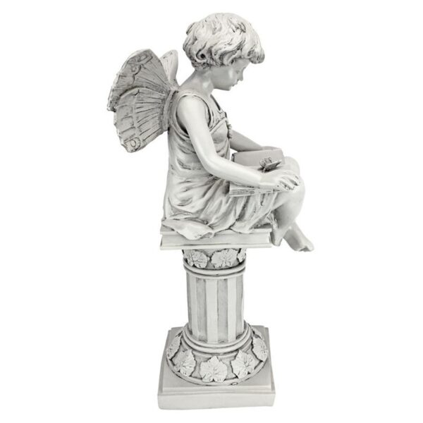 Design Toscano QL870801 9 Inch British Reading Fairy Statue