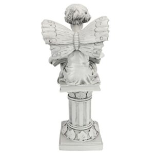 Design Toscano QL870801 9 Inch British Reading Fairy Statue