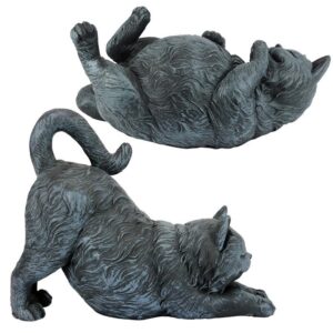 Design Toscano QL957118 Playful Cats Statues, Set of 2