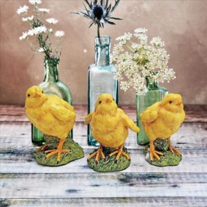 Design Toscano QM12335 3 1/2 Inch Hatching Chicks Baby Chicken Statues