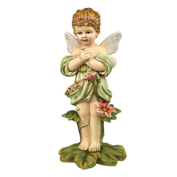 Design Toscano QM14015 5 1/2 Inch Gertie the English Flower Fairy Statue