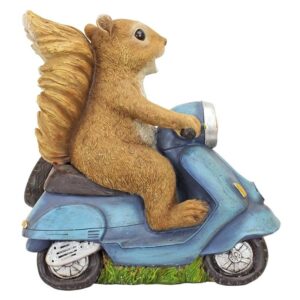 Design Toscano QM15005 8 Inch Born to be Wild Squirrel on Motorcycle