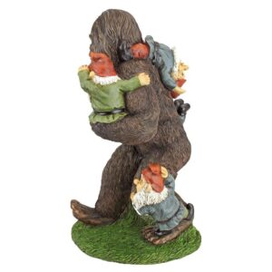 Design Toscano QM16042 10 1/2 Inch Schlepping Garden Gnomes Bigfoot Statue