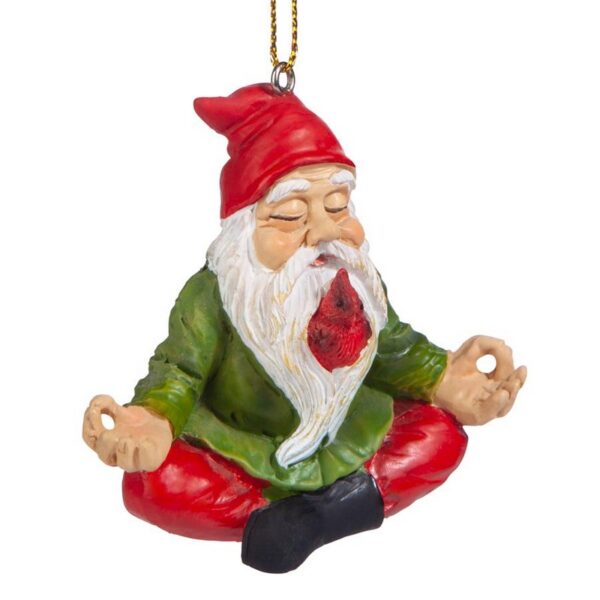 Design Toscano QM17010 3 Inch Zen Gnome Holiday Ornament