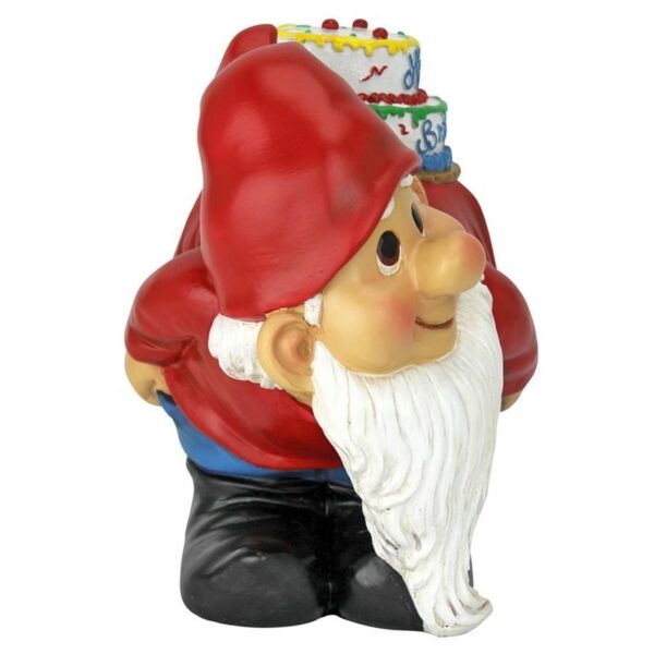 Design Toscano QM17044 7 Inch Loonie Moonie Happy Birthday Gnome