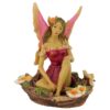 Design Toscano QM175892 7 Inch Fairy of Acorn Hollow Statue - Red