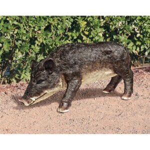 Design Toscano QM19624 11 Inch Razorback Wild Boar Statue