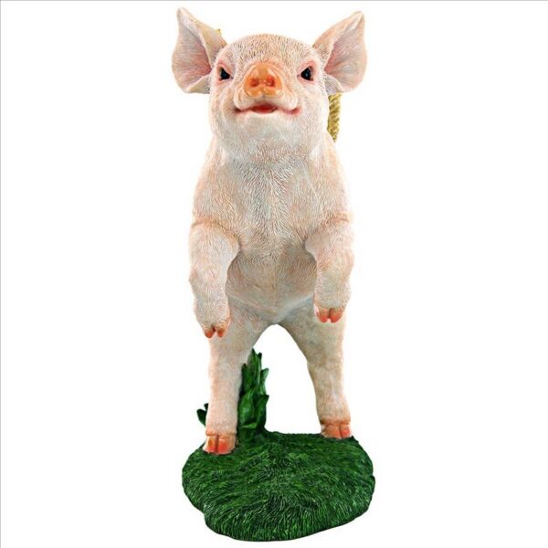 Design Toscano QM21005 11 1/2 Inch When Pigs Fly Flamboyant Farm Statue