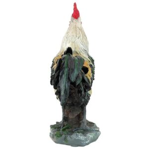 Design Toscano QM210951 7 1/2 Inch Cock a Doodle Do Rooster Statue