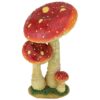 Design Toscano QM223021 7 1/2 Inch Mystic Forest Red Mushrooms Statue