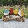 Design Toscano QM223531 10 1/2 Inch Birdy Welcome Statue