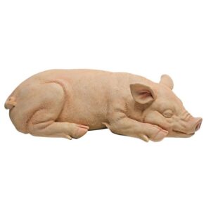 Design Toscano QM224171 6 Inch Sandman the Piggy Sleeping Pig Statue