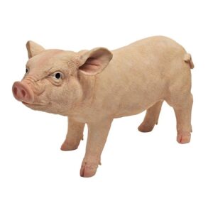 Design Toscano QM224191 6 1/2 Inch Porker the Piggy Standing Pig Statues