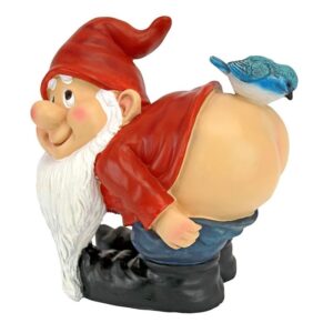 Design Toscano QM22997 7 1/2 Inch Medium Loonie Moonie Gnome