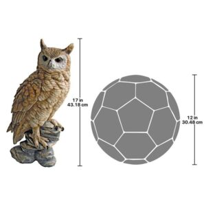 Design Toscano QM2334000 9 Inch Perching Forest Owl Statue