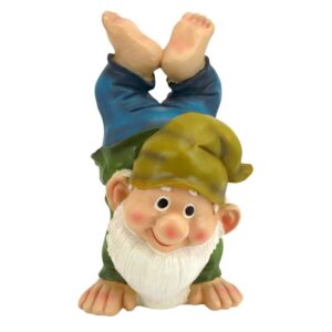 Design Toscano QM2432000 7 1/2 Inch Handstand Henry Garden Gnome Statue