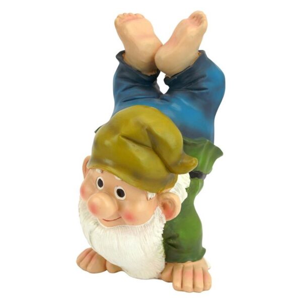 Design Toscano QM2432000 7 1/2 Inch Handstand Henry Garden Gnome Statue