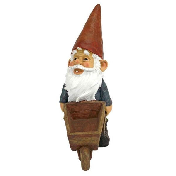 Design Toscano QM2433000 5 Inch Wheelbarrow Willie Garden Gnome Statue