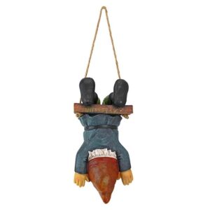 Design Toscano QM2452500 6 Inch Alfie the Acrobat Swinging Gnome Statue