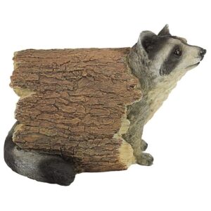 Design Toscano QM24625001 7 Inch Bandit the Raccoon Statue