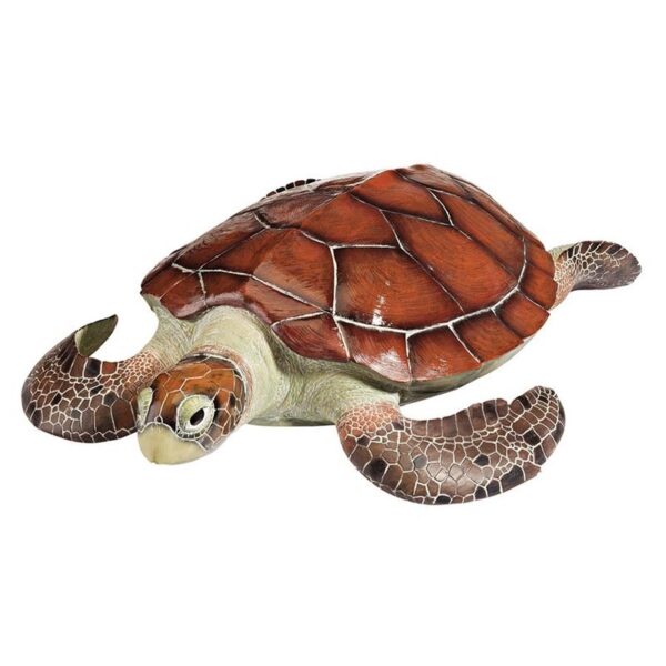 Design Toscano QM2517500 19 Inch Flat Back Sea Turtle Statue