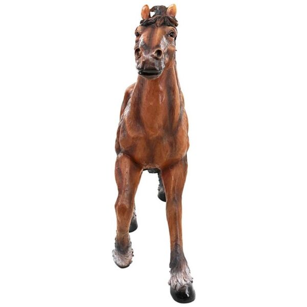 Design Toscano QM2659600 7 Inch Unbridled Running Mustang Statue